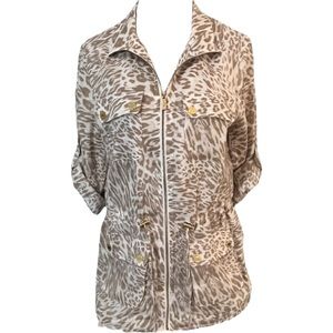 Calvin Klein Cheetah Print Top